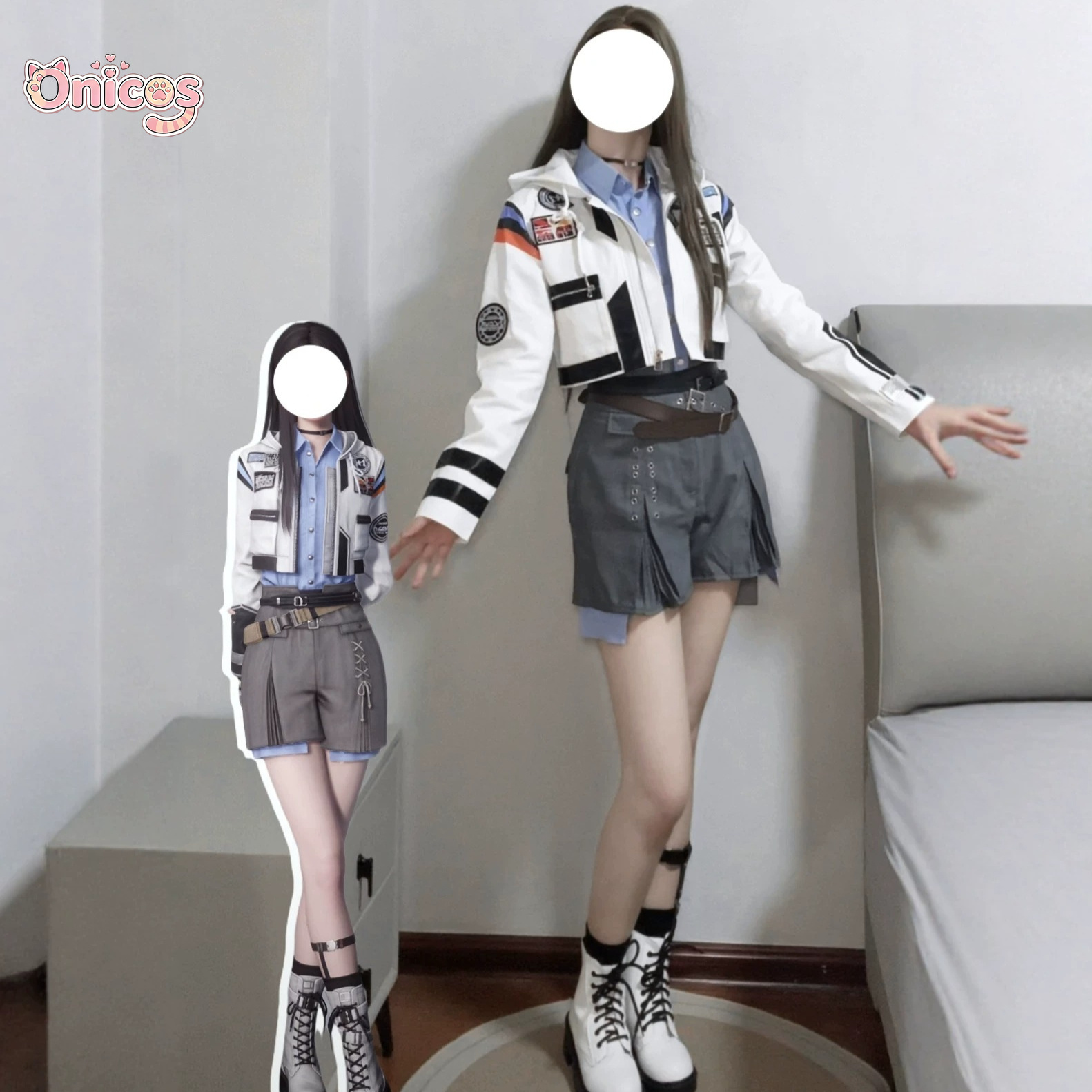 Anime Cosplay Costumes Female - Love and Deepspace Silent Protocol Hunter‌
