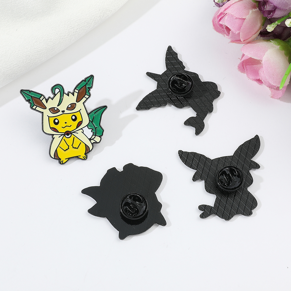 Anime Cosplay Pokemon - 9 Pcs Creative Cartoon Brooch Cute