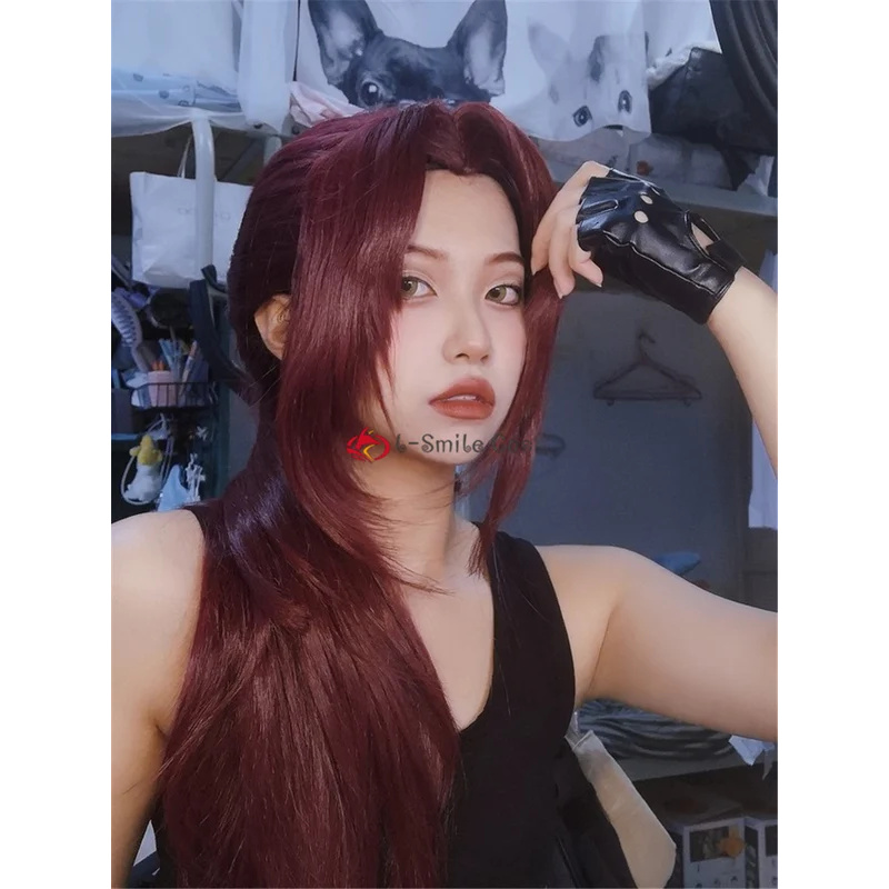 Anime Cosplay With Red Hair - CyHigh Quality Rebecca Revy Cosplay Wig