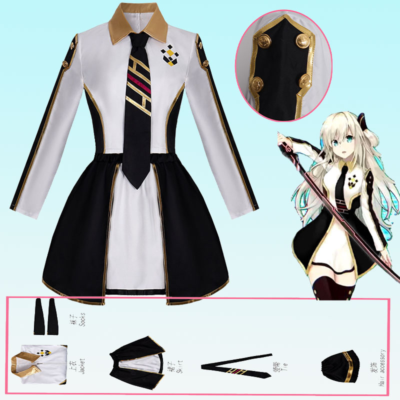 Cosplay Anime Female Characters - Anime Womens Costume Cosplay Suit Sky