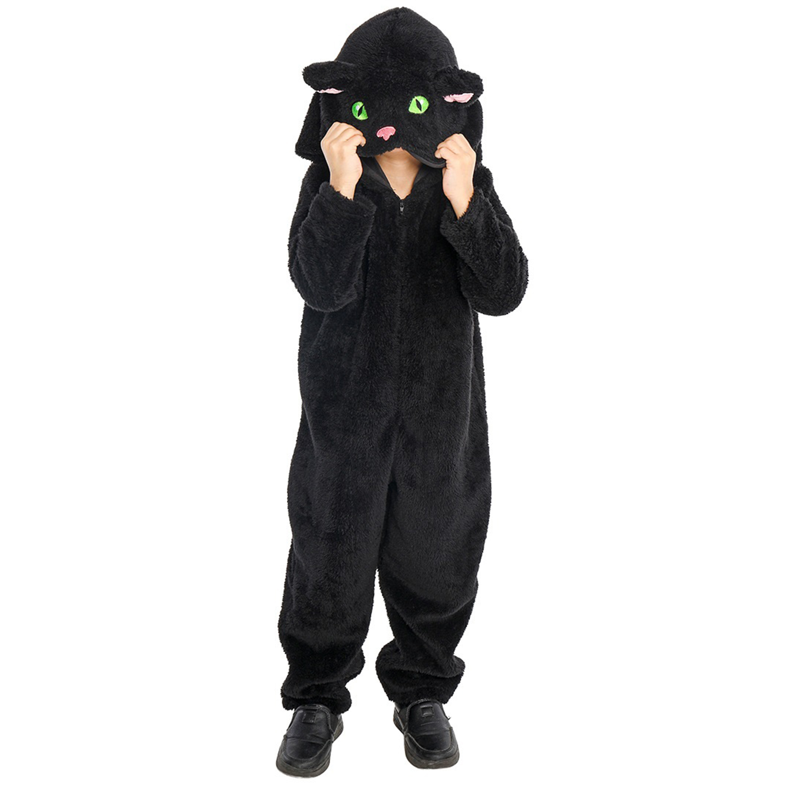 Anime Cosplay Black Girl - Kids Black Cat Cosplay Costume Plush