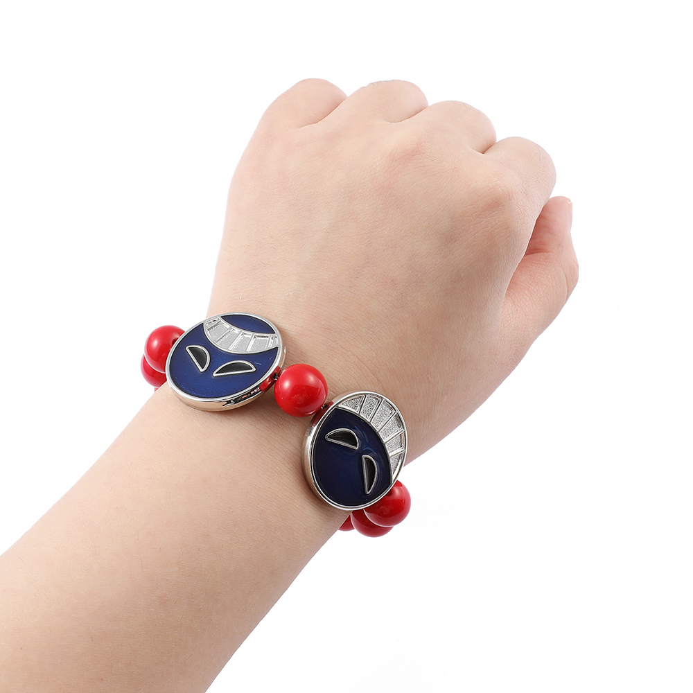 Anime Red Beads Face Bracelet  - Anime Cosplay Website avaliação e preço
