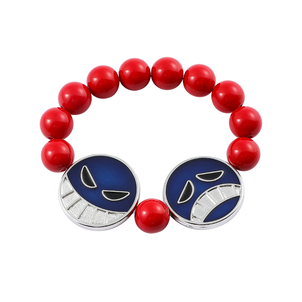 Anime Red Beads Face Bracelet  - Anime Cosplay Website avaliação e preço