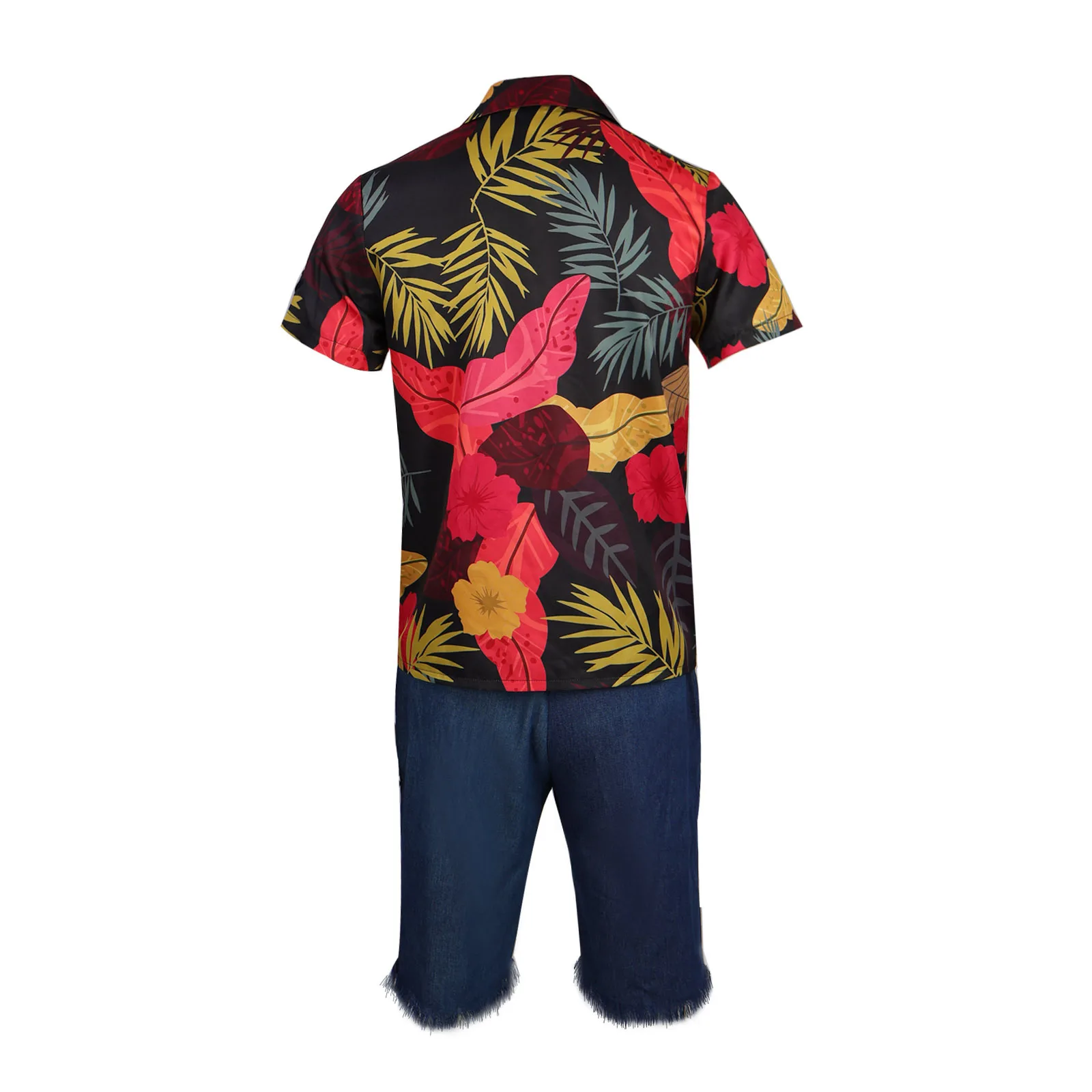 Anime Luffy's Floral Shirt Cos - Anime Cosplay Real Life avaliação e preço