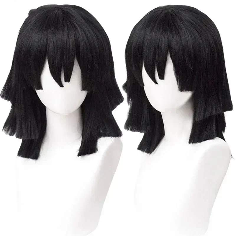 2026 High Quality Iguro Obanai - Cosplay Anime Black Hair avaliação e preço