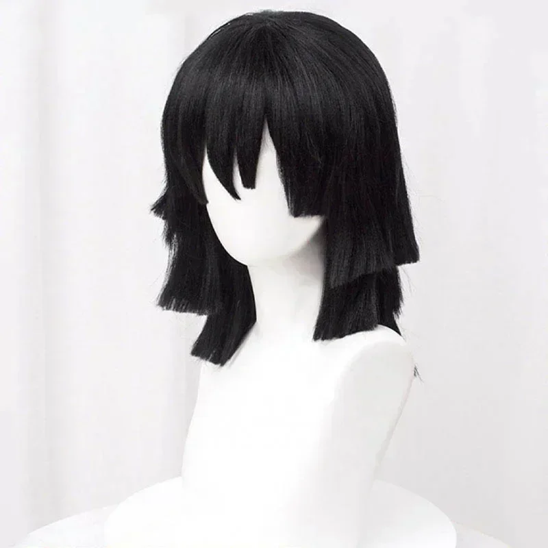2026 High Quality Iguro Obanai - Cosplay Anime Black Hair avaliação e preço