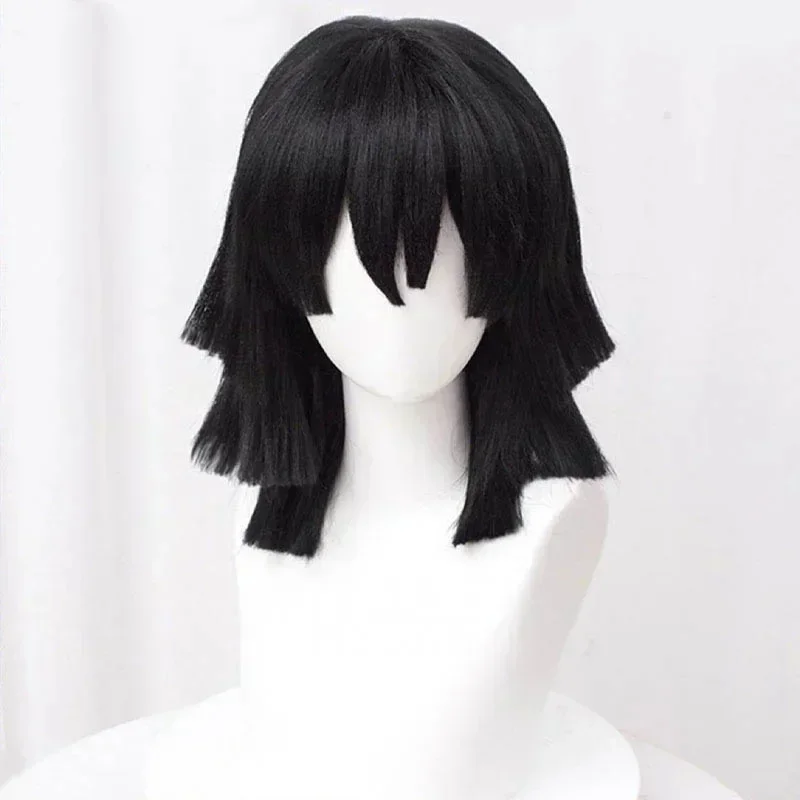 2026 High Quality Iguro Obanai - Cosplay Anime Black Hair avaliação e preço