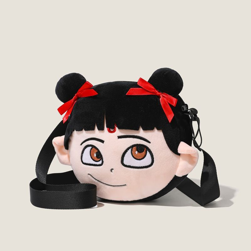 Anime Ne Zha 2 Plush Bags for  - Anime Cosplay Girl Photo avaliação e preço