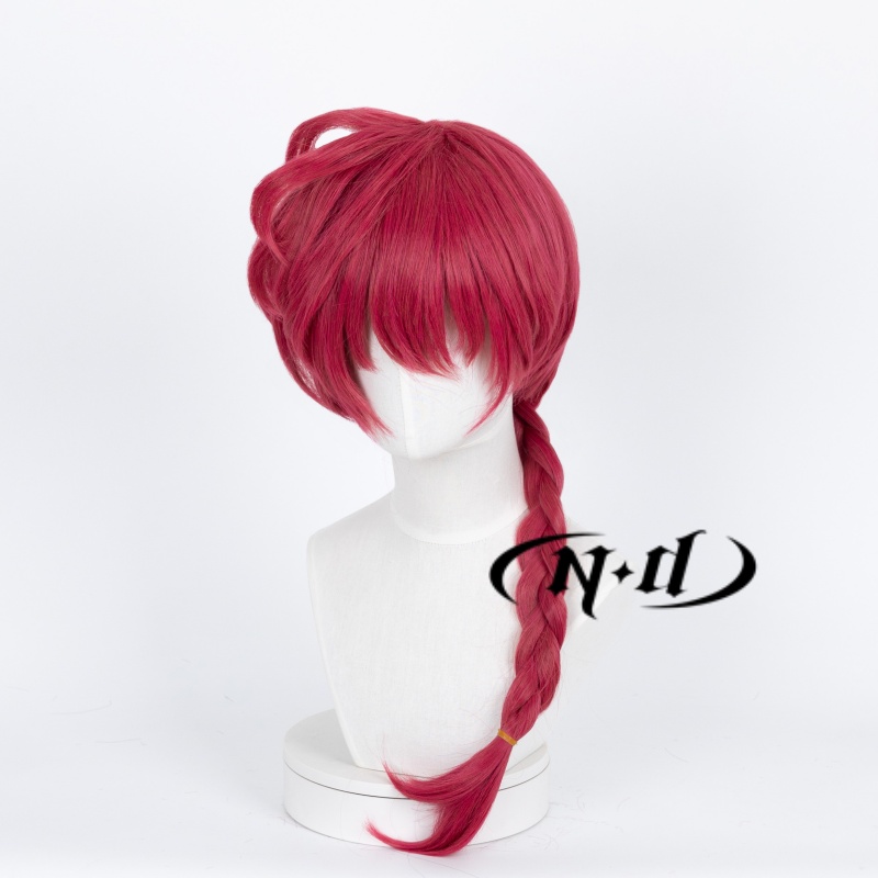 ND Ranma Saotome Cosplay Wigs  - Anime Cosplay With Red Hair avaliação e preço