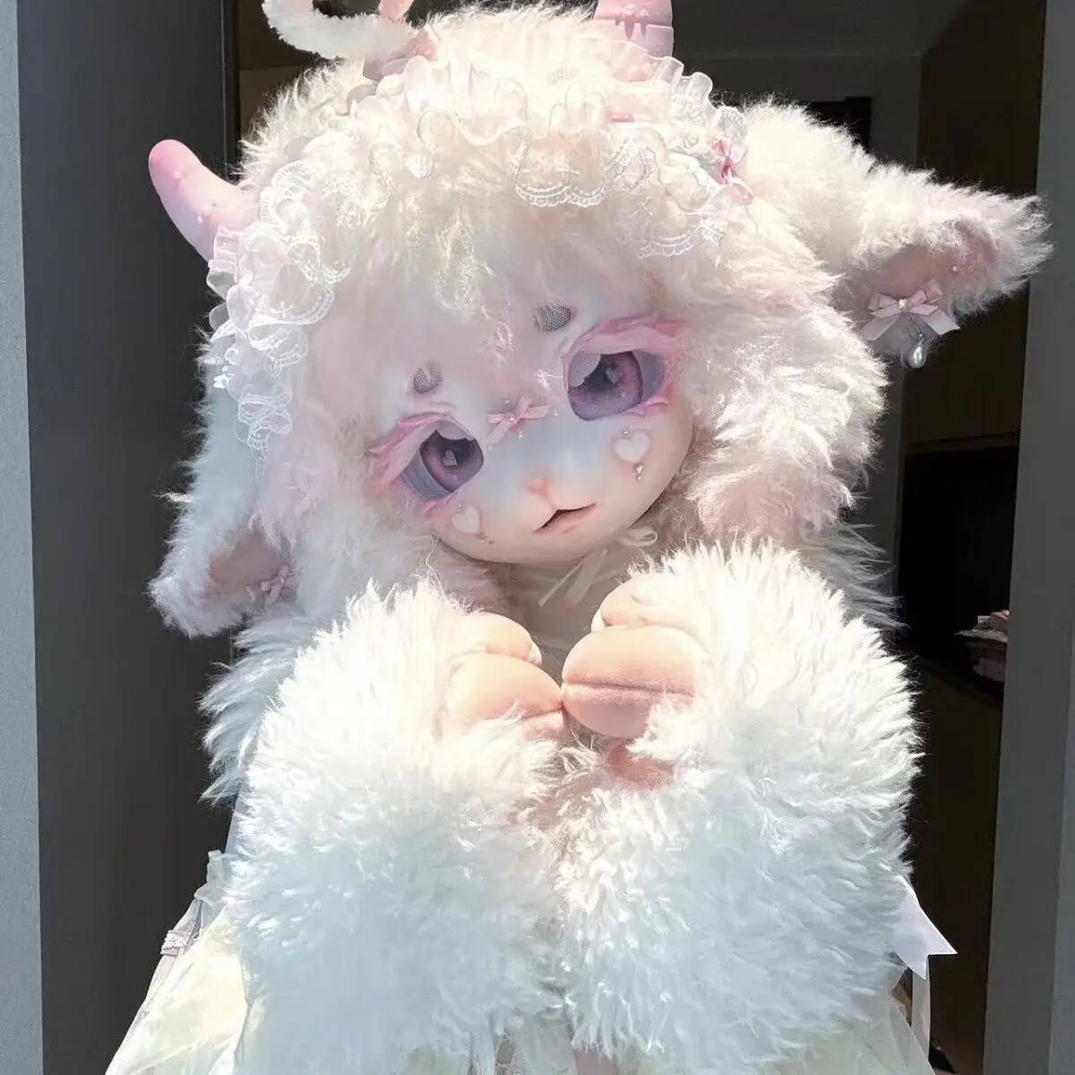 Handmade Kig Fursuit Head, Cut - Anime Cosplay Costumes Female avaliação e preço