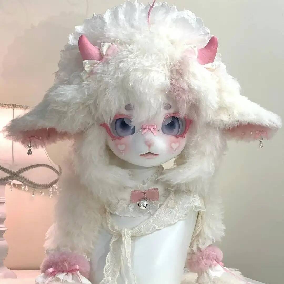 Handmade Kig Fursuit Head, Cut - Anime Cosplay Costumes Female avaliação e preço