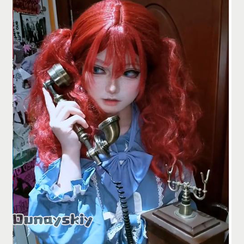 Hemera*/Poppy Game Cosplay Cos - Anime Cosplay With Red Hair avaliação e preço