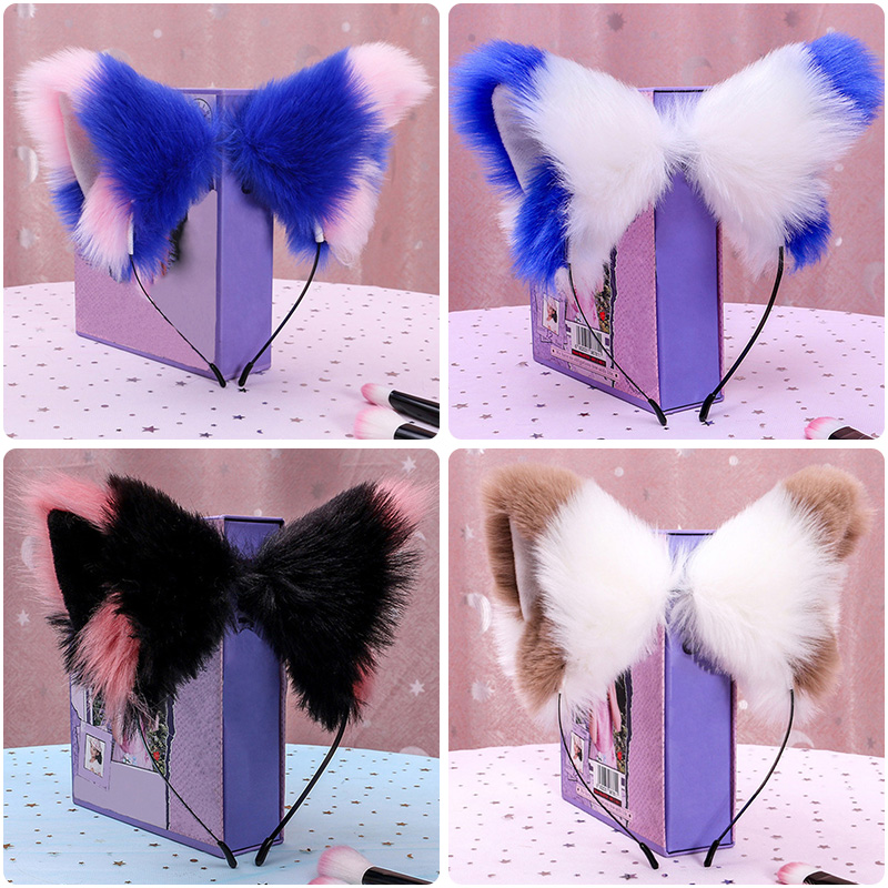 Furry Animal Cat Fox Ear Hair  - Anime Cosplay Zero Two avaliação e preço