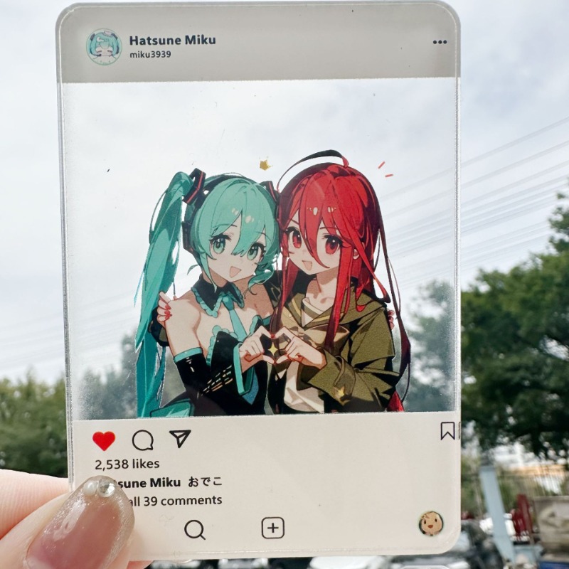 Anime Hatsune Miku Through Car - Anime Cosplay Girl Photo avaliação e preço