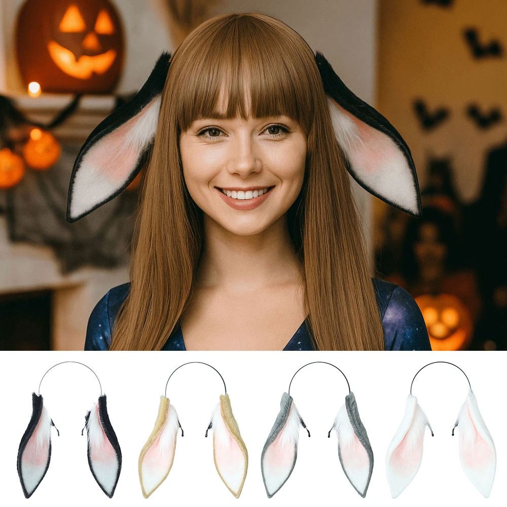 Anime Bunny Ears Dropped Ear R - Anime Cosplay Girl Photo avaliação e preço