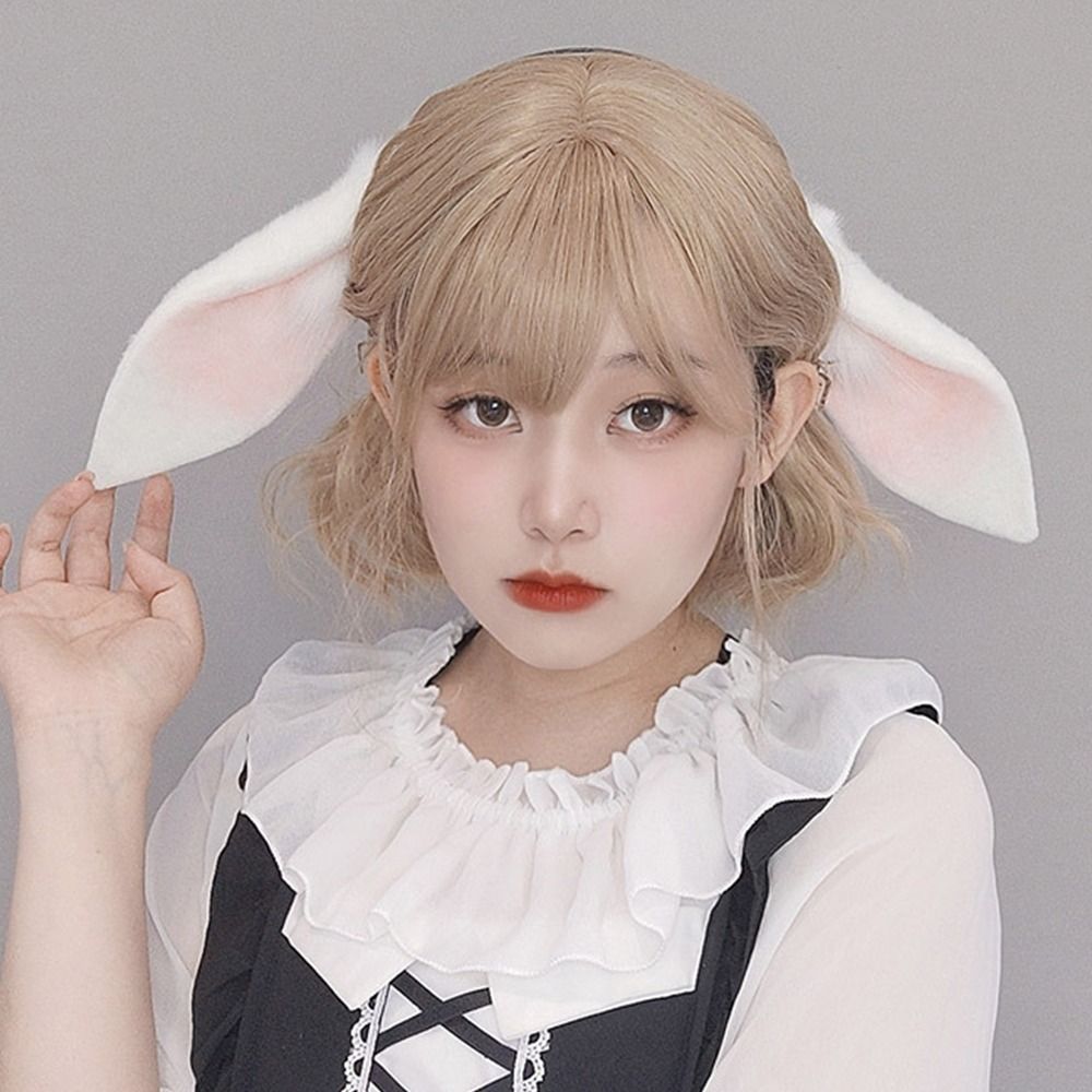 Anime Bunny Ears Dropped Ear R - Anime Cosplay Girl Photo avaliação e preço