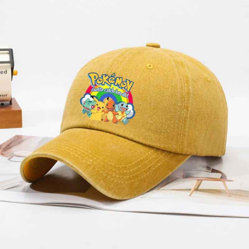 Children Baseball Cap Men Wome - Anime Cosplay Pokemon avaliação e preço