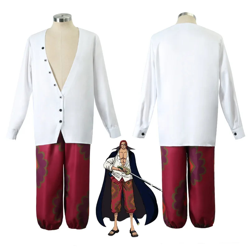 ♥2026 New Halloween Costume Co - Anime Cosplay With Red Hair avaliação e preço
