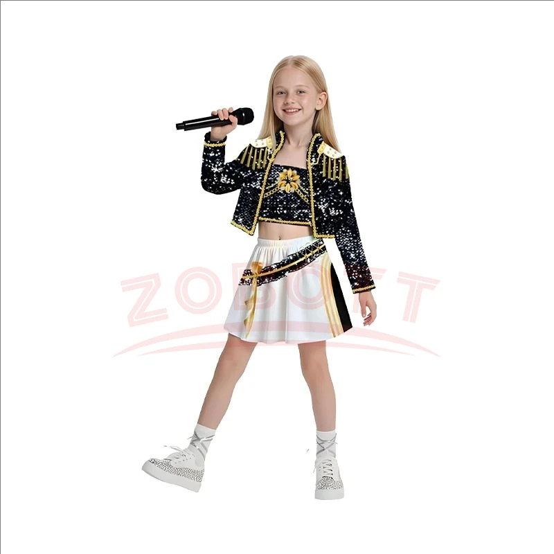 Kids Mira Rumi Zoey Stage Outf - Anime Cosplay Black Girl avaliação e preço
