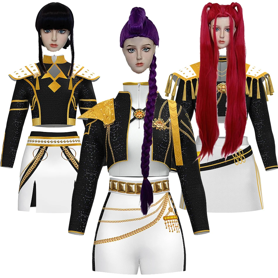 Rumi Cosplay Zoey Costume Blac - Anime Cosplay Black Girl avaliação e preço