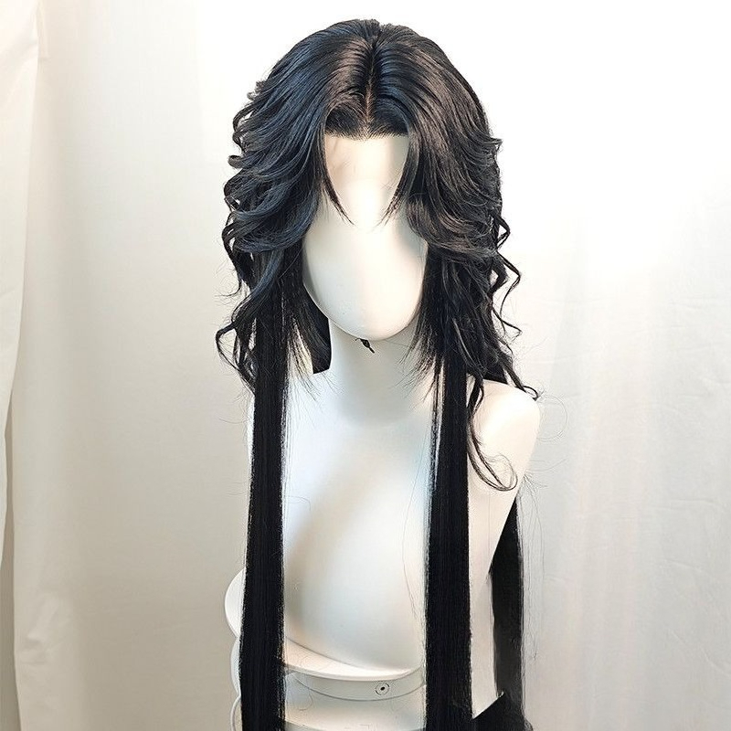 Anime The Scum Villain’s Self  - Cosplay Anime Black Hair avaliação e preço