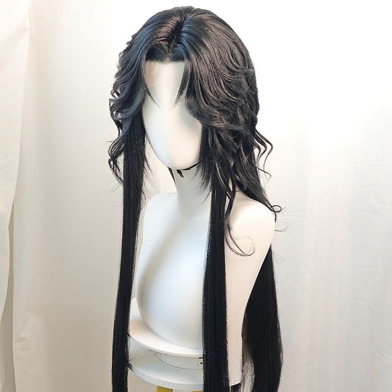Anime The Scum Villain’s Self  - Cosplay Anime Black Hair avaliação e preço