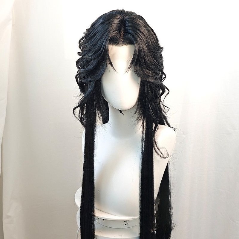 Anime The Scum Villain’s Self  - Cosplay Anime Black Hair avaliação e preço