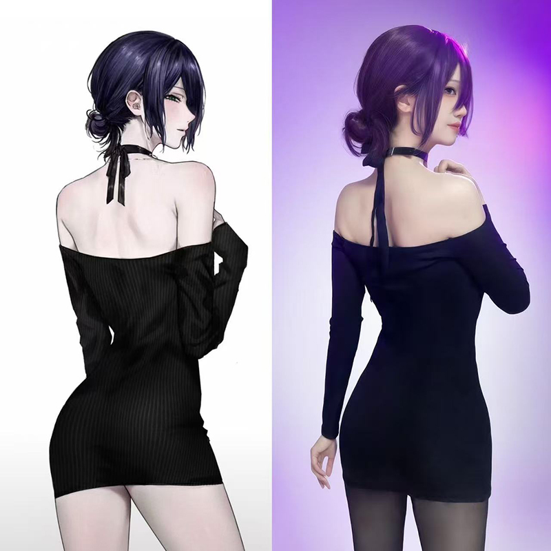 Anime Chainsaw Man Reze Cospla - Anime Cosplay Black Girl avaliação e preço