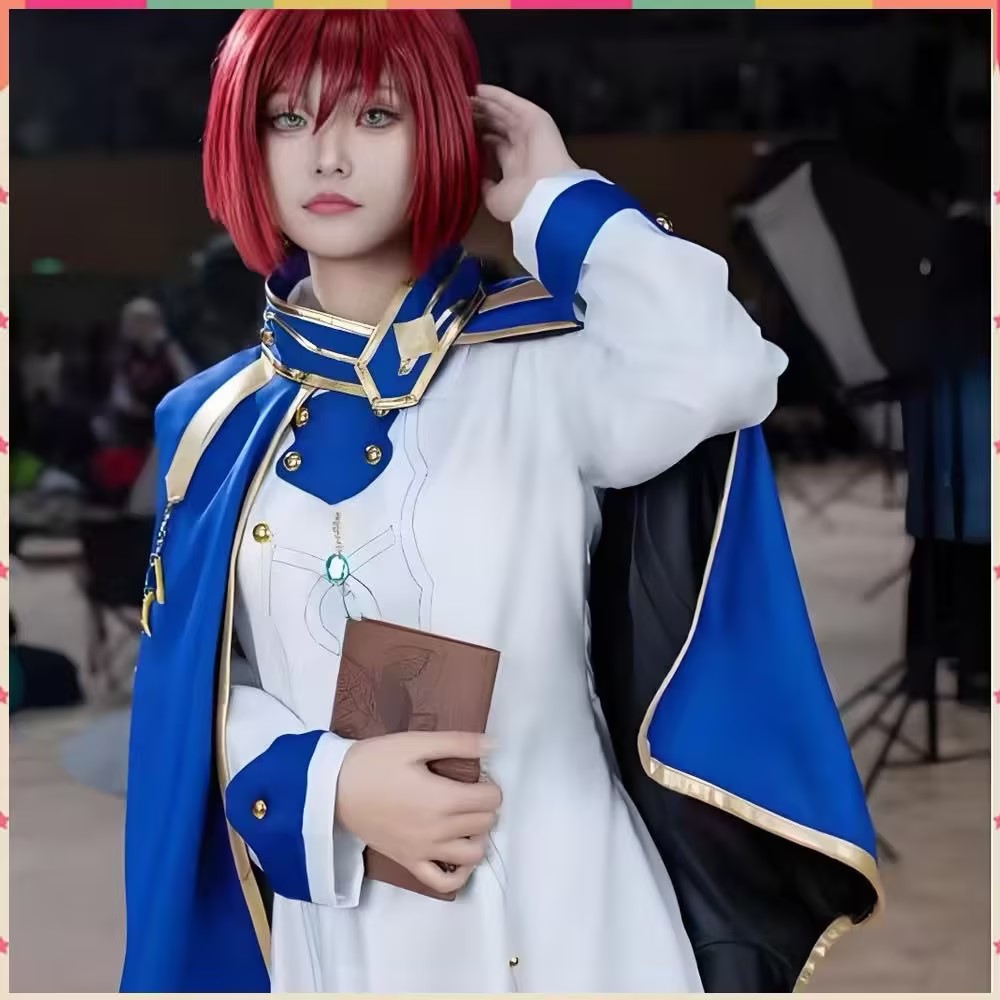 Shirayuki Cosplay Costumes Ani - Anime Cosplay With Red Hair avaliação e preço