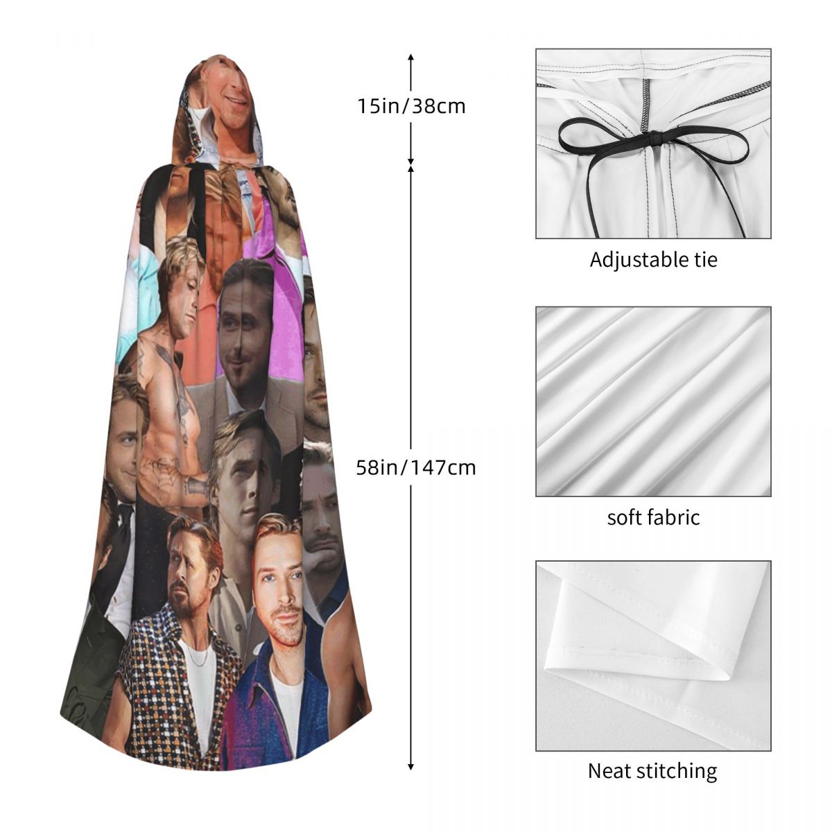 Ryan Gosling Photo Collage Lon - Anime Cosplay Photo avaliação e preço