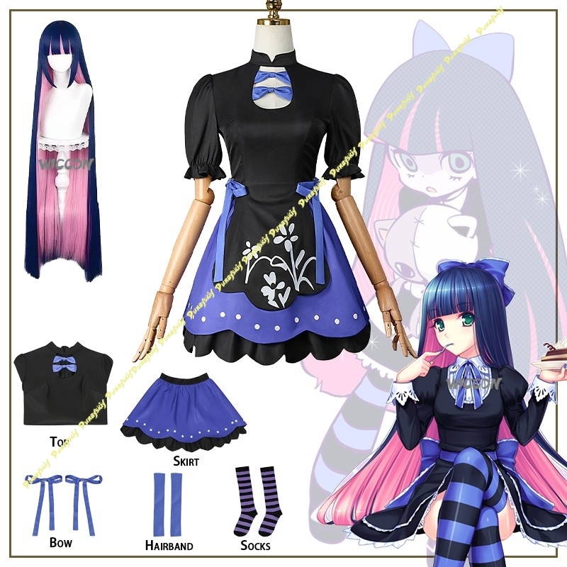 Cosplay Costumes Panty & Stock - Anime Cosplay Black Girl avaliação e preço