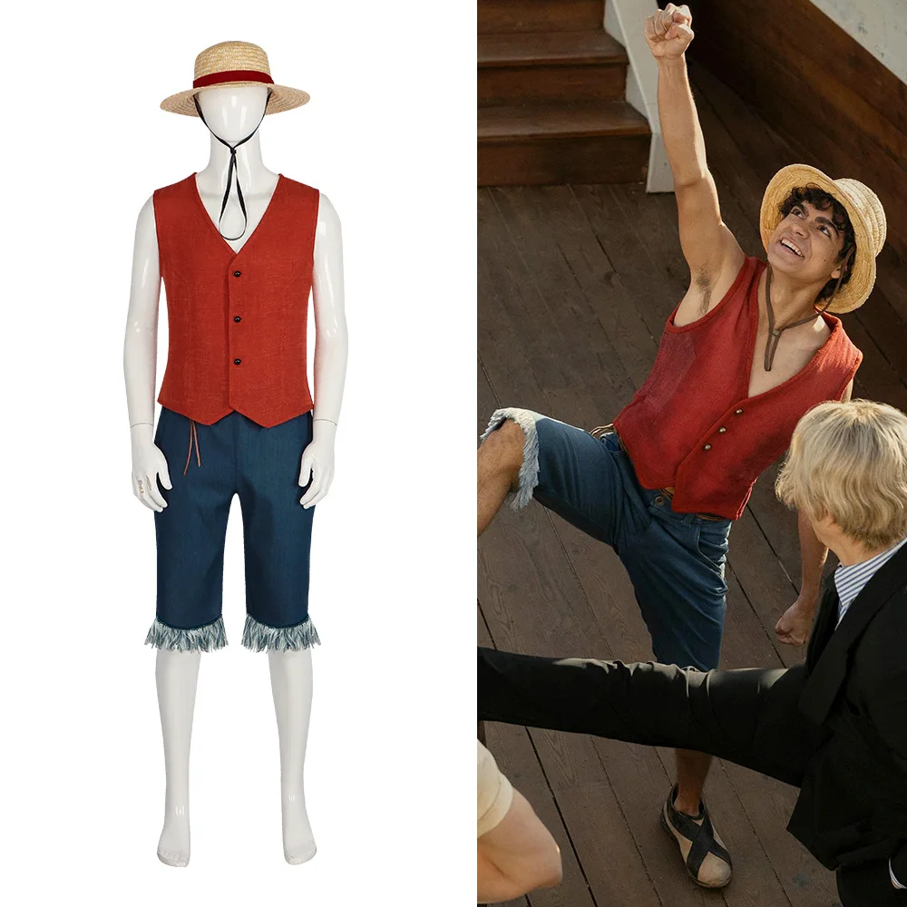 Real-life Version Of Luffy Cos - Anime Cosplay Real Life avaliação e preço