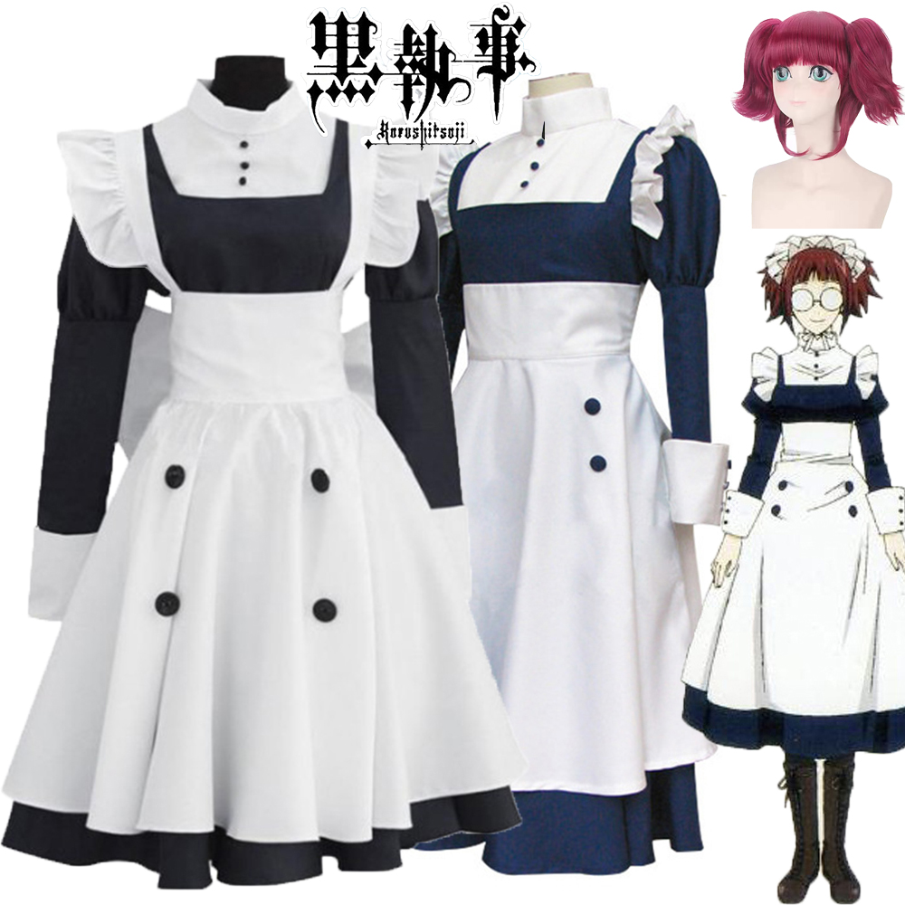 2025 Meyrin Maid Uniform for W - Anime Cosplay Black Girl avaliação e preço