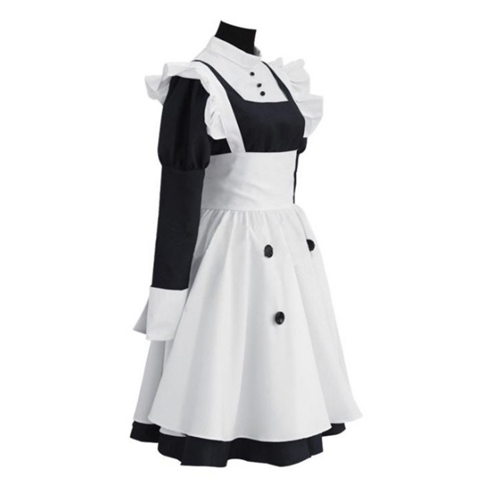 2025 Meyrin Maid Uniform for W - Anime Cosplay Black Girl avaliação e preço