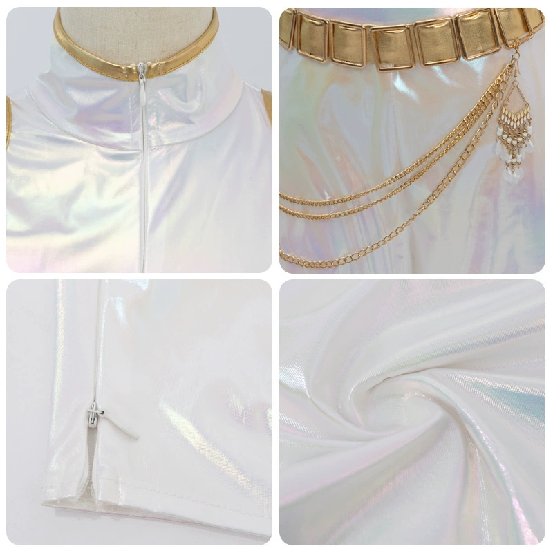 Cosplay Costume PU Leather Whi - Anime Cosplay Waifu avaliação e preço