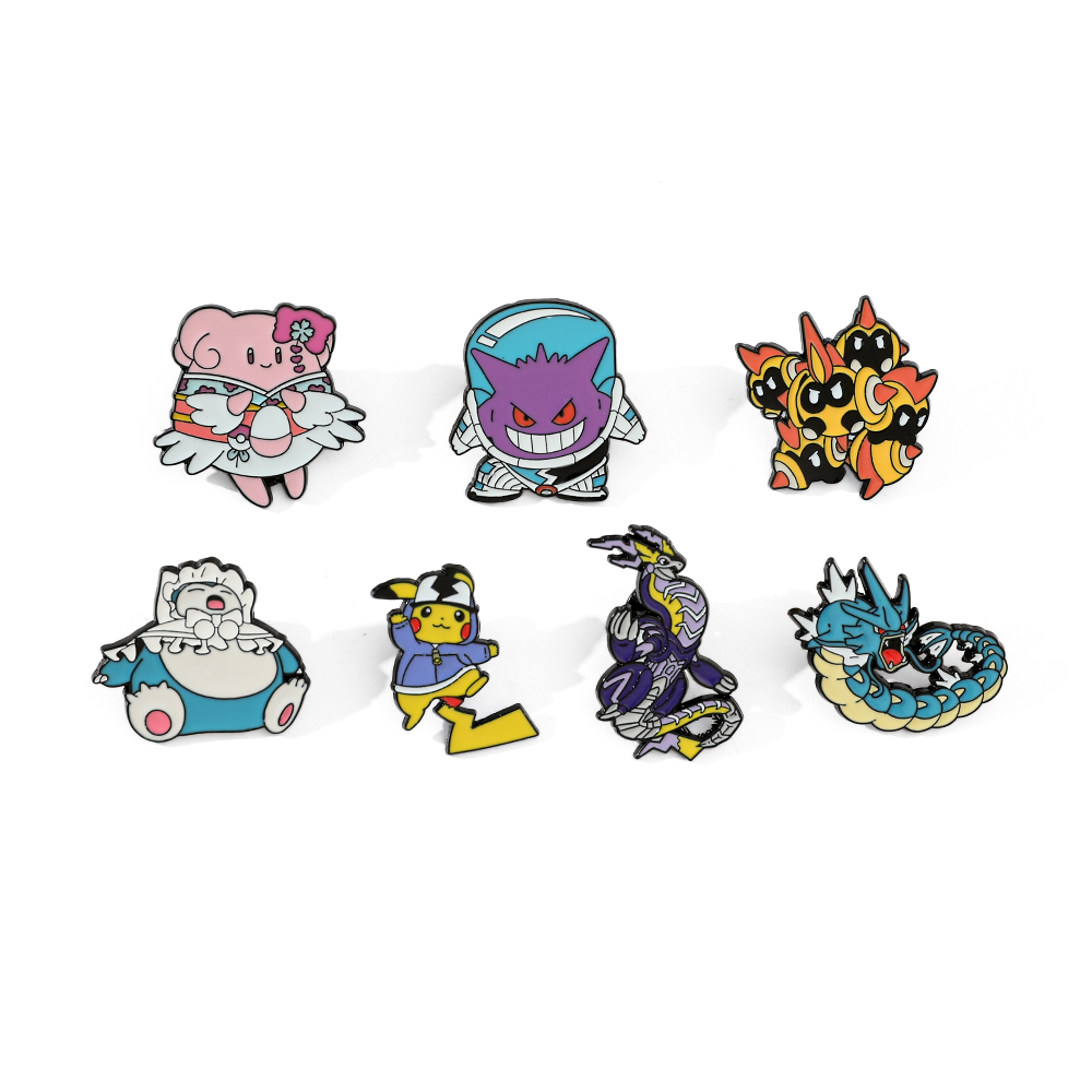 7 Pcs Cartoon Creative Persona - Anime Cosplay Pokemon avaliação e preço