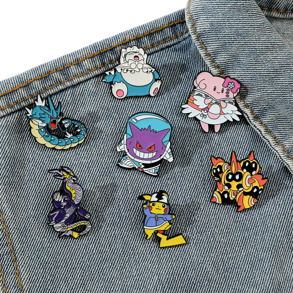 7 Pcs Cartoon Creative Persona - Anime Cosplay Pokemon avaliação e preço