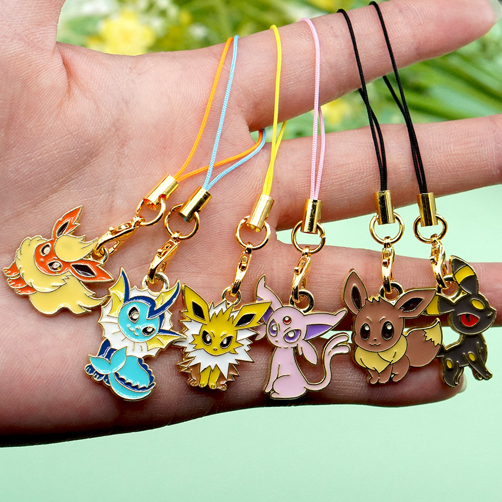6Pcs Hot Anime Pokemon Eevee P - Anime Cosplay Pokemon avaliação e preço