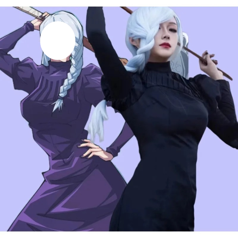Anime Meimei Jujutsu Cosplay C - Anime Cosplay Black Girl avaliação e preço