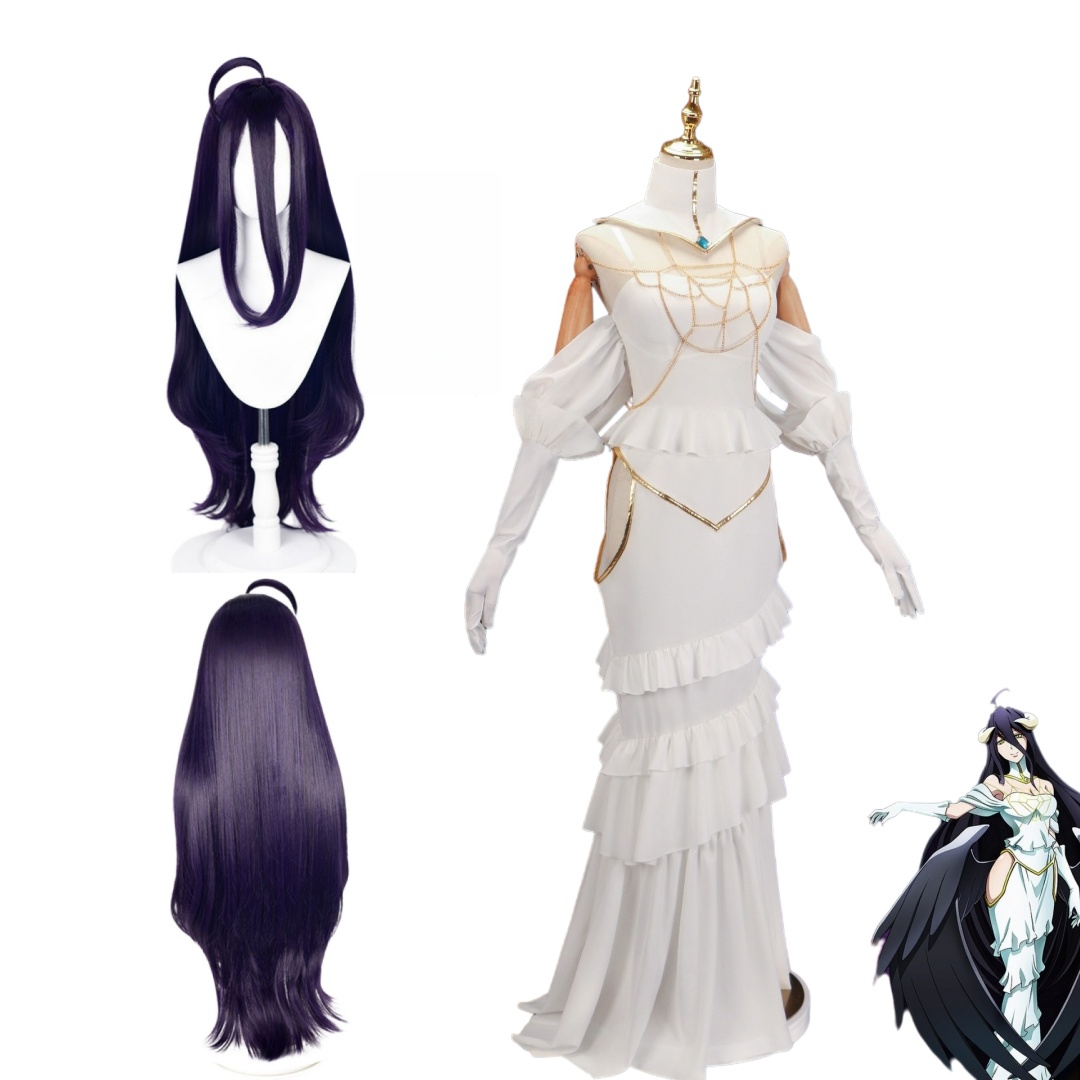 Overlord Arubedo Pure-White De - Anime Cosplay Waifu avaliação e preço