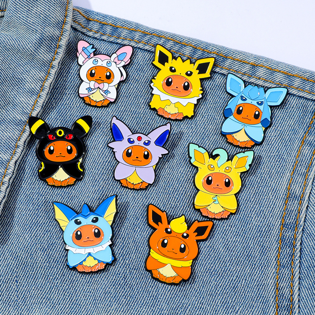 8Pcs Creative Cartoon Pokemon  - Anime Cosplay Pokemon avaliação e preço