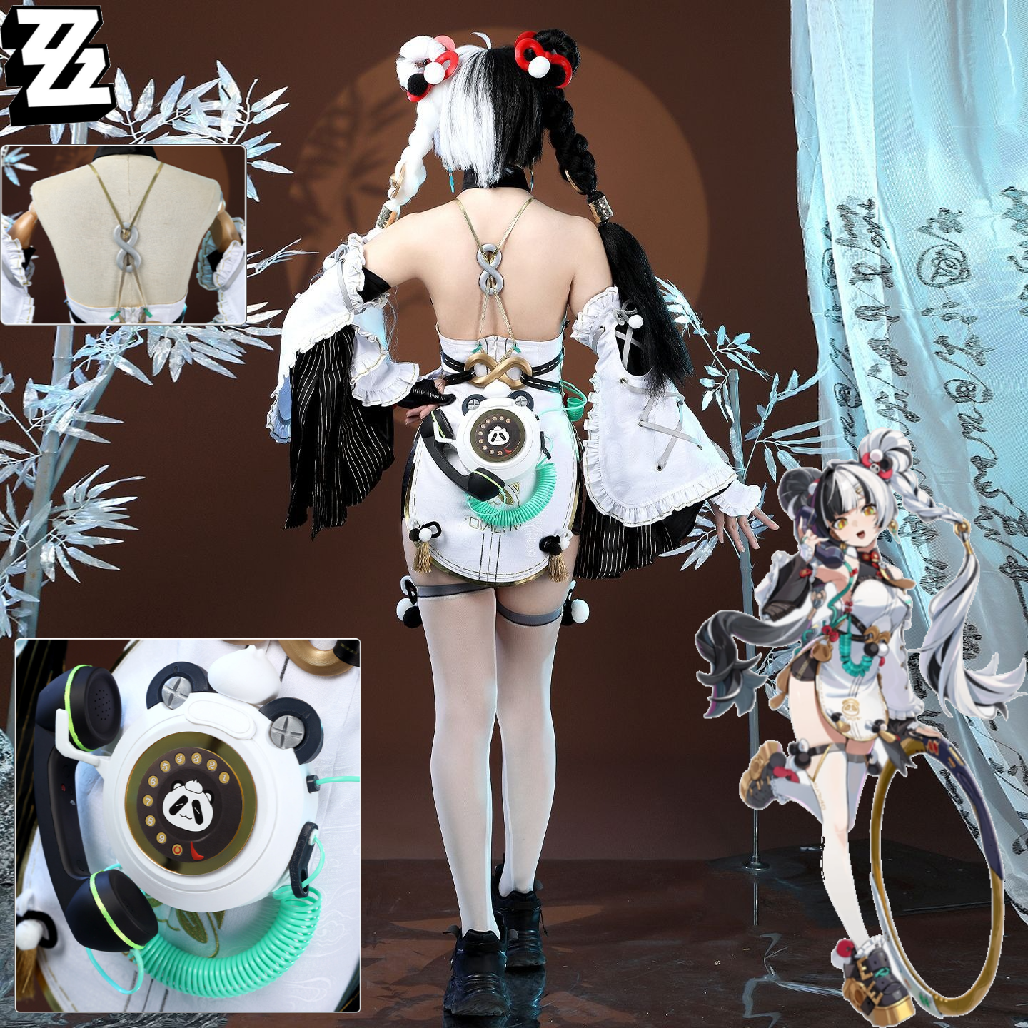 Dialyn Cosplay Costume Zenless - Anime Cosplay Zero Two avaliação e preço