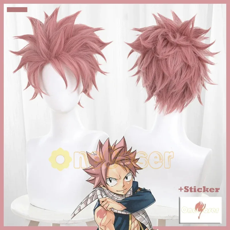 TYV55Natsu Dragneel Cosplay An - Anime Cosplay With Red Hair avaliação e preço