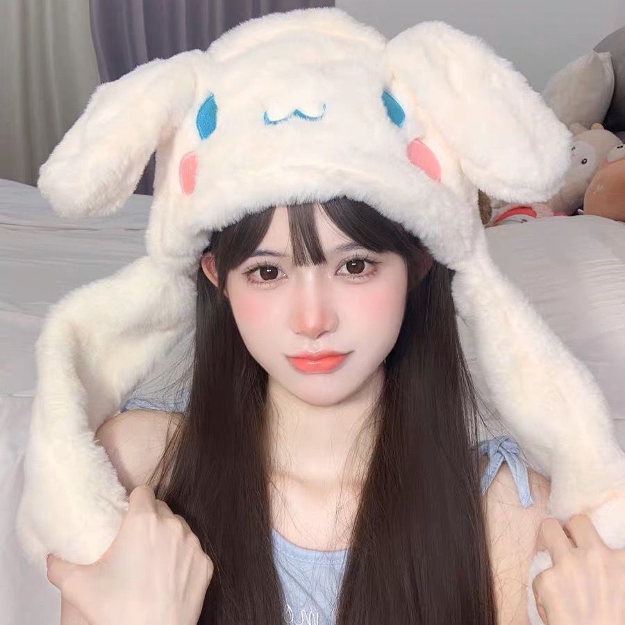 Kawaii Cinnamoroll Plush Movin - Anime Cosplay Girl Photo avaliação e preço