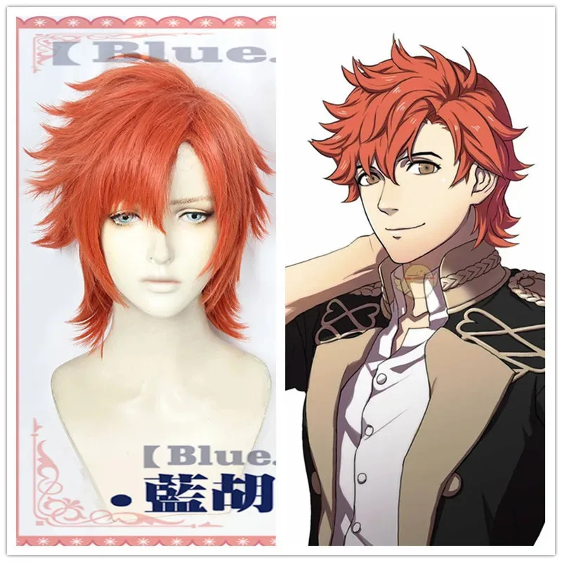 A;3\v,7'd/NewFire Emblem Three - Anime Cosplay With Red Hair avaliação e preço