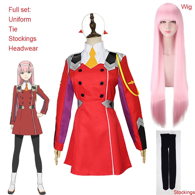 Anime 02 Dresses DARLING in th - Anime Cosplay Zero Two avaliação e preço