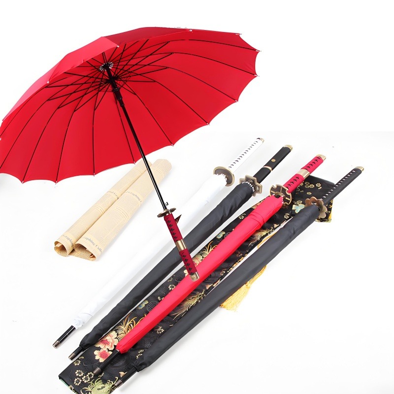Roronoa Zoro Katana Umbrella C - Anime Cosplay Real Life avaliação e preço