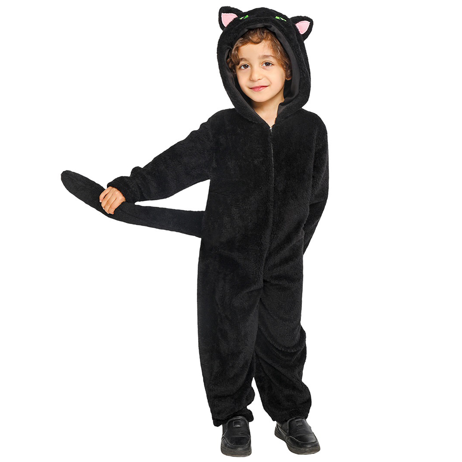 Kids Black Cat Cosplay Costume - Anime Cosplay Black Girl avaliação e preço