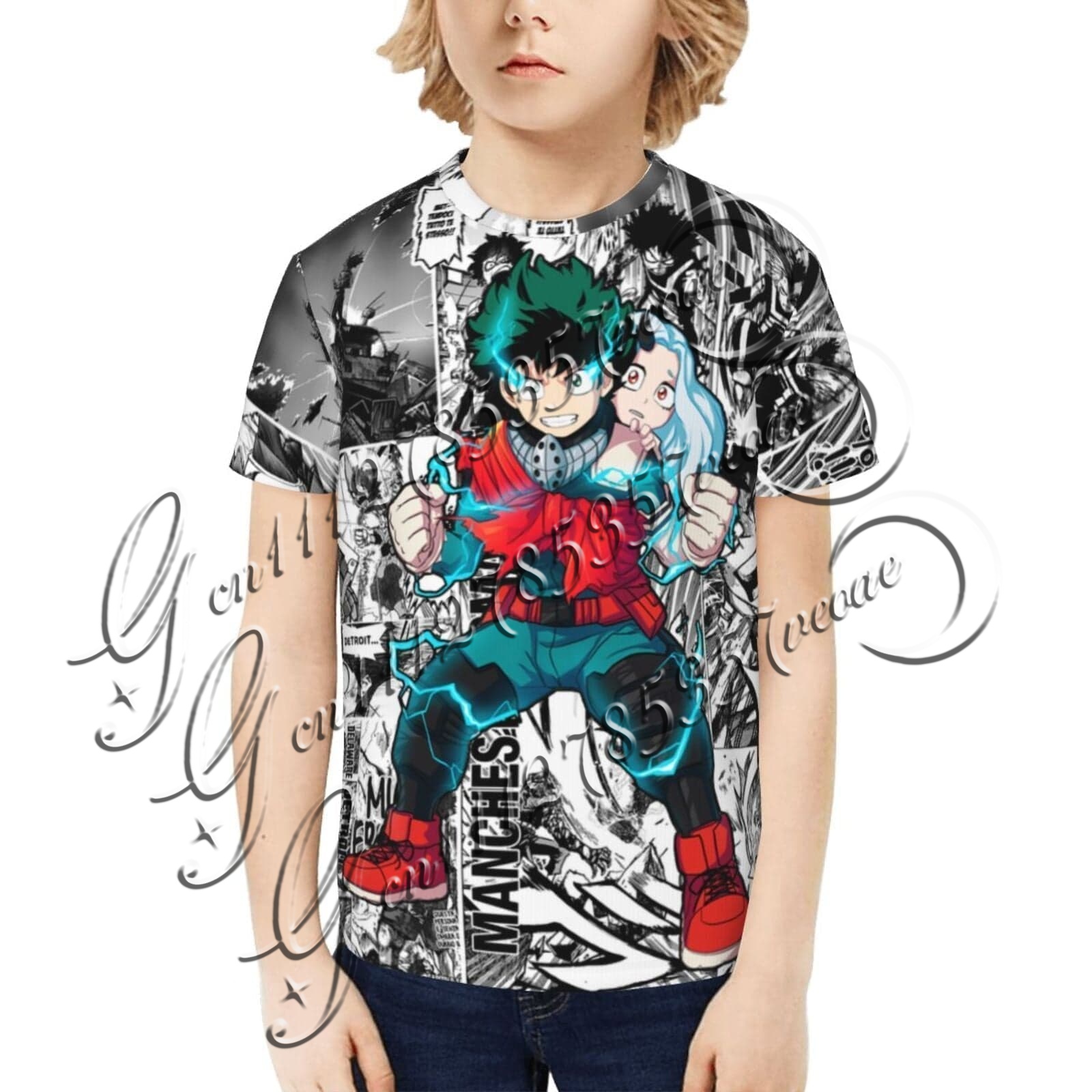 My Hero Academia T Shirt Kids  - Anime Cosplay Website avaliação e preço