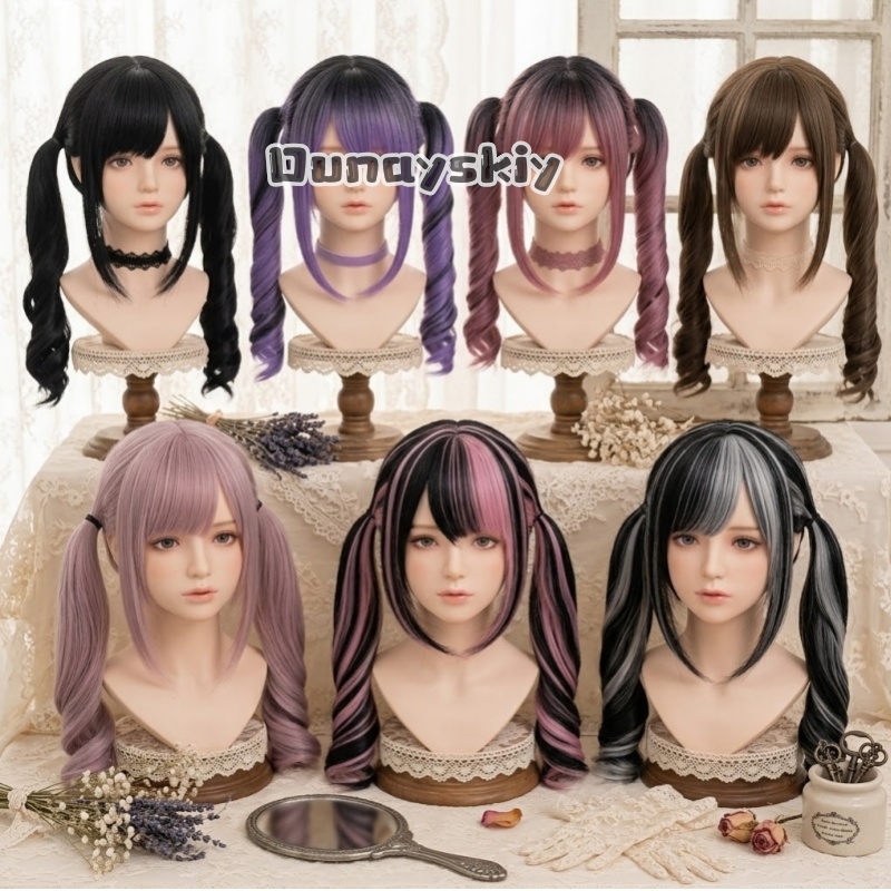 Cosplay Jirai Kei  Halloween P - Cosplay Anime Black Hair avaliação e preço